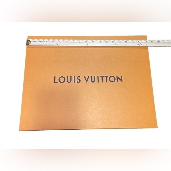 Authentic Louis Vuitton Gift/Storage Box Magnetic Closure in Imperial Saffron - Picture 12 of 16